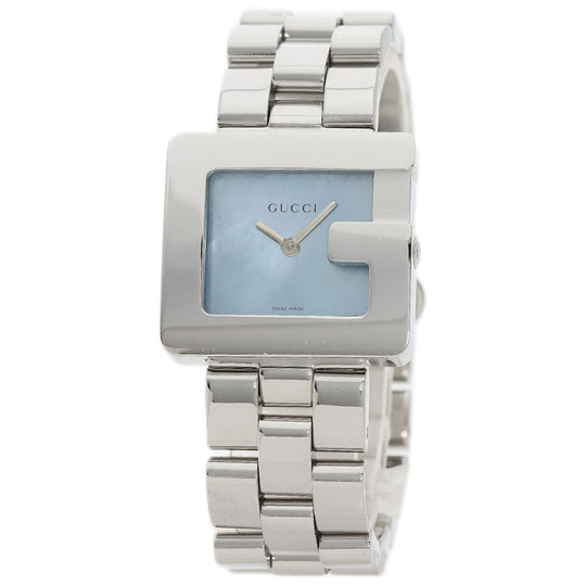 GUCCI Watches Quartz 3600J Stainless Steel Silver Blue shell Blue shell dial