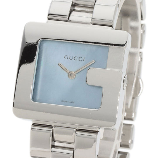 GUCCI Watches Quartz 3600J Stainless Steel Silver Blue shell Blue shell dial