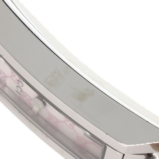 GUCCI Watches Quartz YA110 Stainless Steel , Stainless Steel Silver GG White shell dial Women Used Authentic