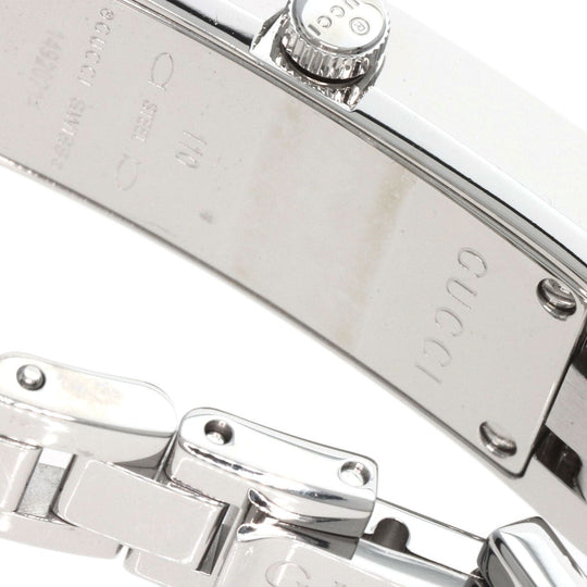 GUCCI Watches Quartz YA110 Stainless Steel , Stainless Steel Silver GG White shell dial Women Used Authentic
