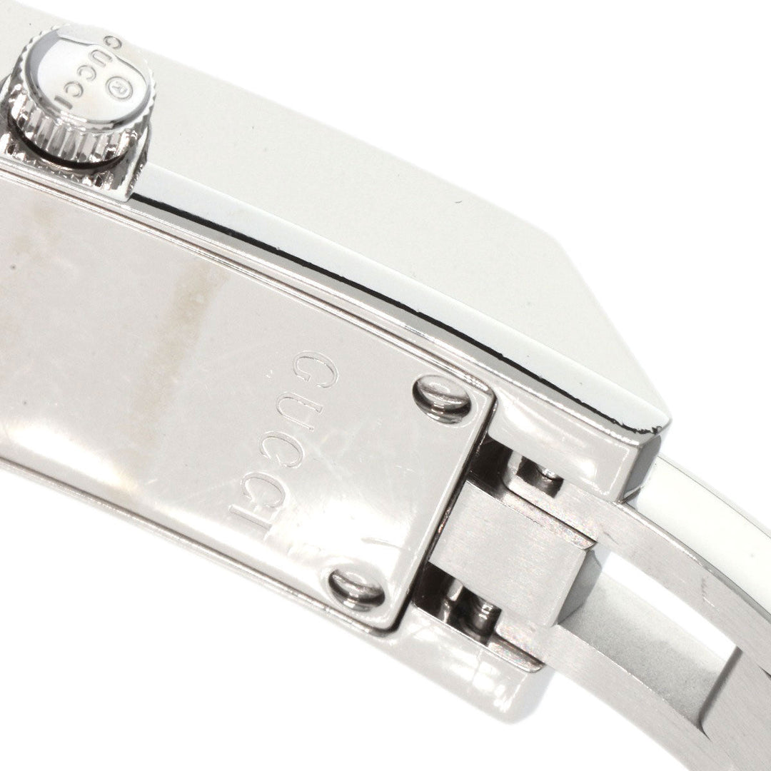GUCCI Watches Quartz YA110 Stainless Steel , Stainless Steel Silver GG White shell dial Women Used Authentic