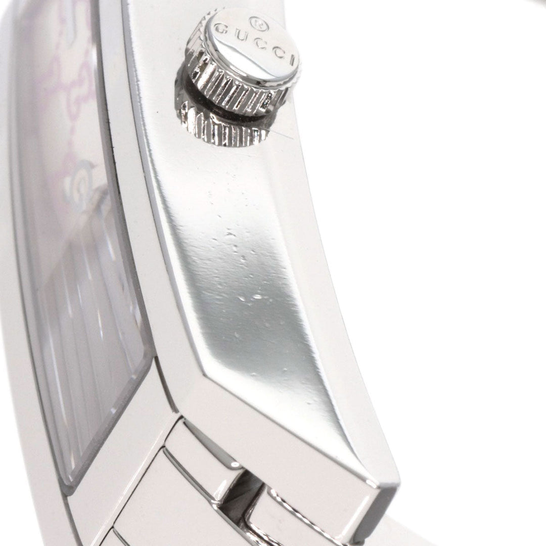 GUCCI Watches Quartz YA110 Stainless Steel , Stainless Steel Silver GG White shell dial Women Used Authentic