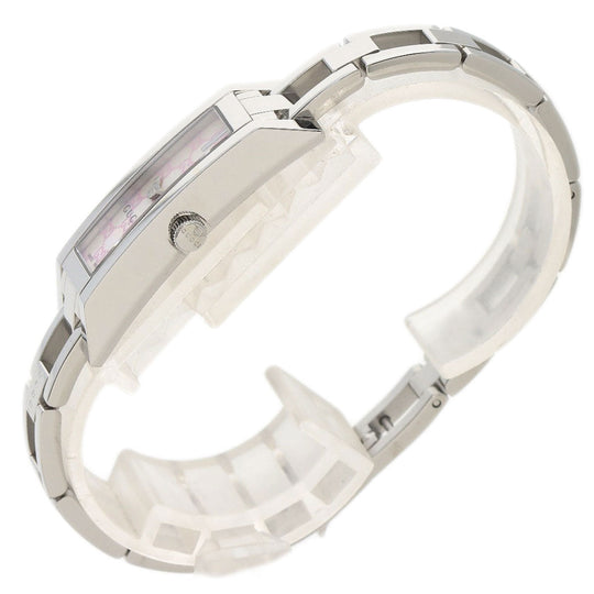 GUCCI Watches Quartz YA110 Stainless Steel , Stainless Steel Silver GG White shell dial Women Used Authentic