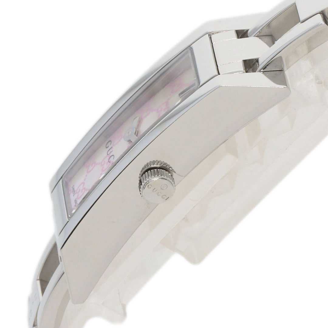 GUCCI Watches Quartz YA110 Stainless Steel , Stainless Steel Silver GG White shell dial Women Used Authentic