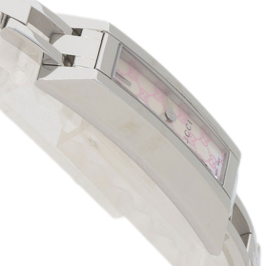 GUCCI Watches Quartz YA110 Stainless Steel , Stainless Steel Silver GG White shell dial Women Used Authentic