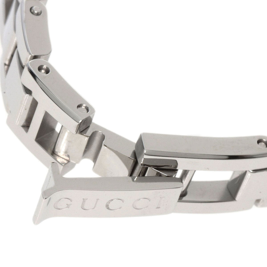 GUCCI Watches Quartz YA110 Stainless Steel , Stainless Steel Silver GG White shell dial Women Used Authentic