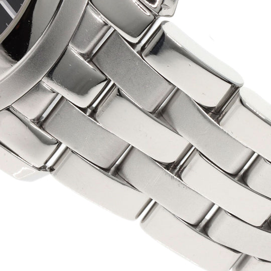 GUCCI Watches Quartz Stainless Steel , Stainless Steel Silver 5500XL black dial mens Used Authentic