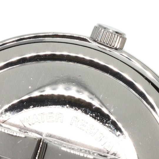 GUCCI Watches Quartz Stainless Steel , Stainless Steel Silver 5500XL black dial mens Used Authentic