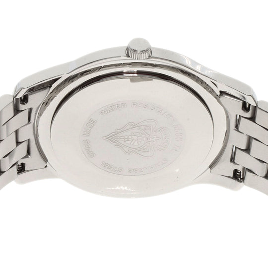 GUCCI Watches Quartz Stainless Steel , Stainless Steel Silver 5500XL black dial mens Used Authentic