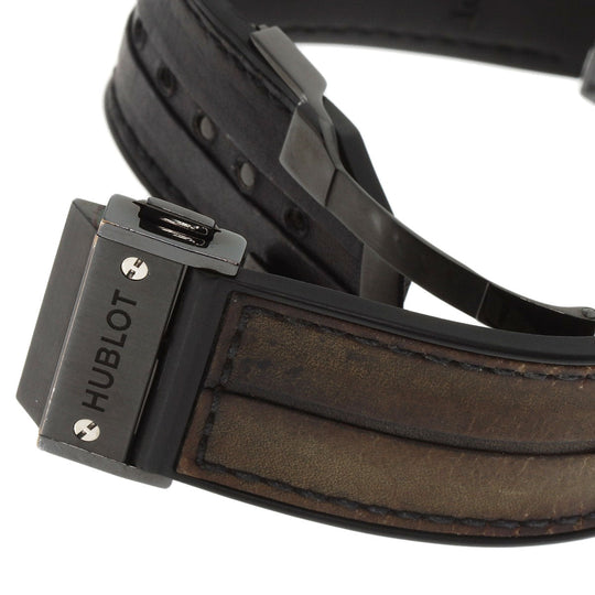 HUBLOT Watches Mechanical Automatic 511.CM.0500.VR.BER16 Titanium/ceramic, leather x rubber black Classic Fusion Berluti Limited to 500 pieces black dial mens Used Authentic