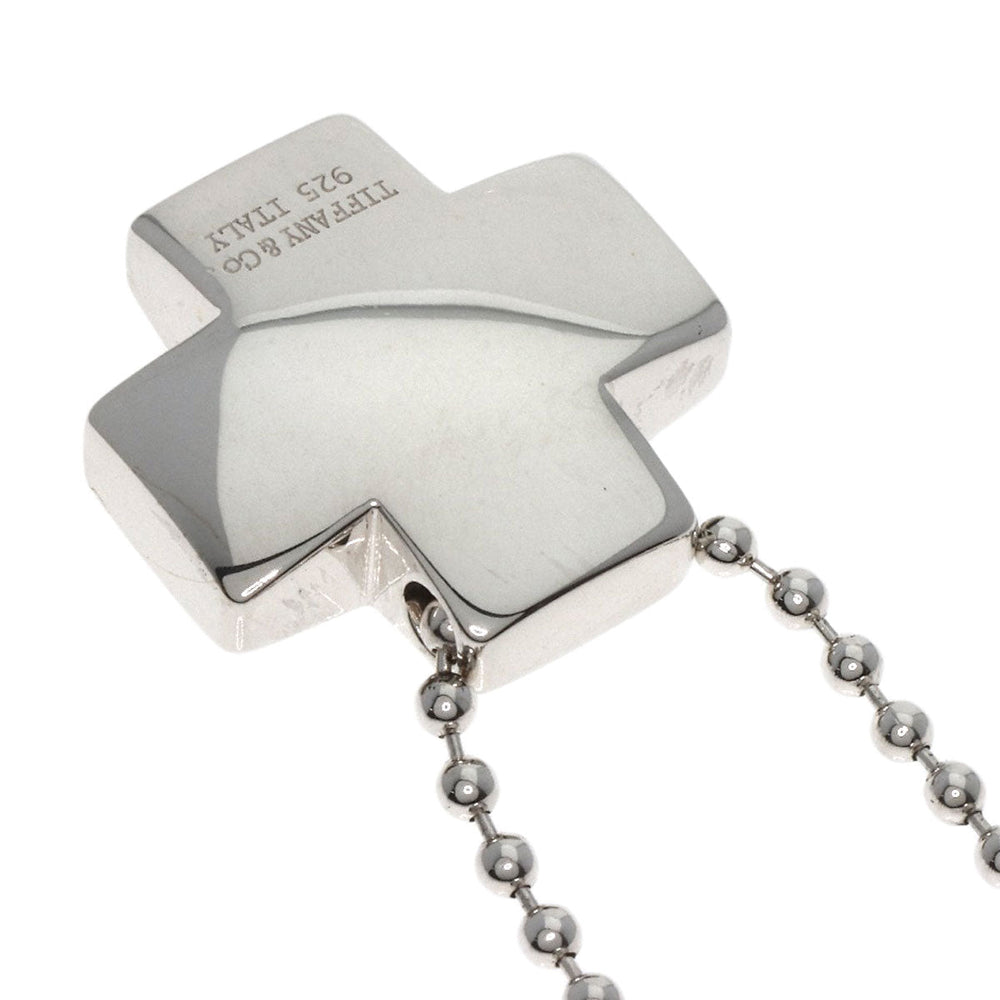 TIFFANY&Co. Necklace SV Silver Roman Cross Women Used Authentic