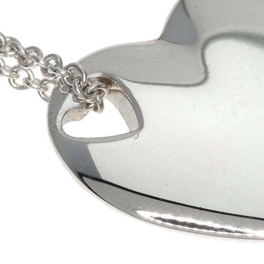 TIFFANY&Co. Necklace SV Silver heart Women Used Authentic