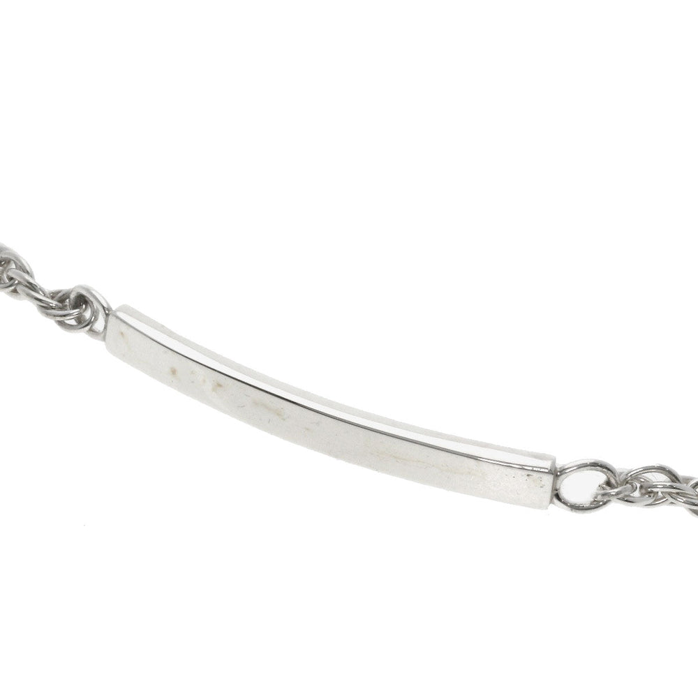 TIFFANY&Co. bracelet SV Silver Bar Chain Women Used Authentic