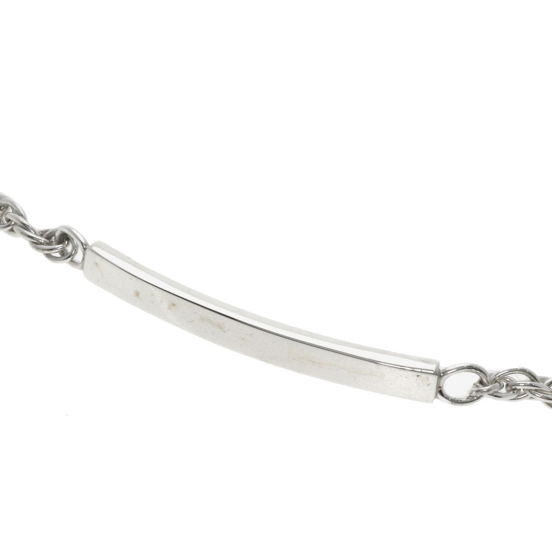 TIFFANY&Co. bracelet SV Silver Bar Chain Women Used Authentic