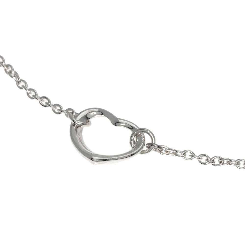 TIFFANY&Co. bracelet SV Silver Open heart Women Used Authentic