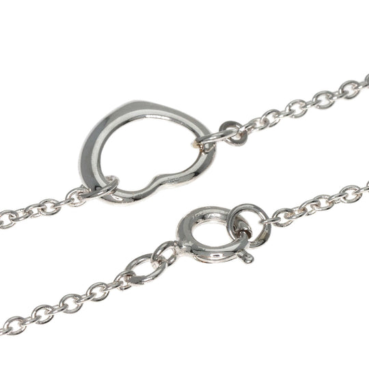 TIFFANY&Co. bracelet SV Silver Open heart Women Used Authentic