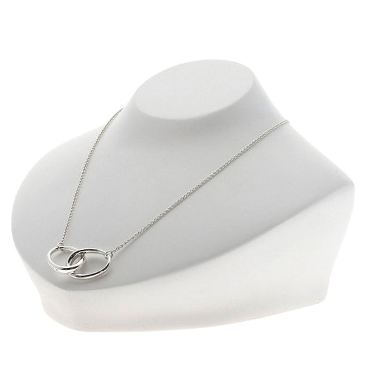 TIFFANY&Co. Necklace SV Silver Double loop Women Used Authentic