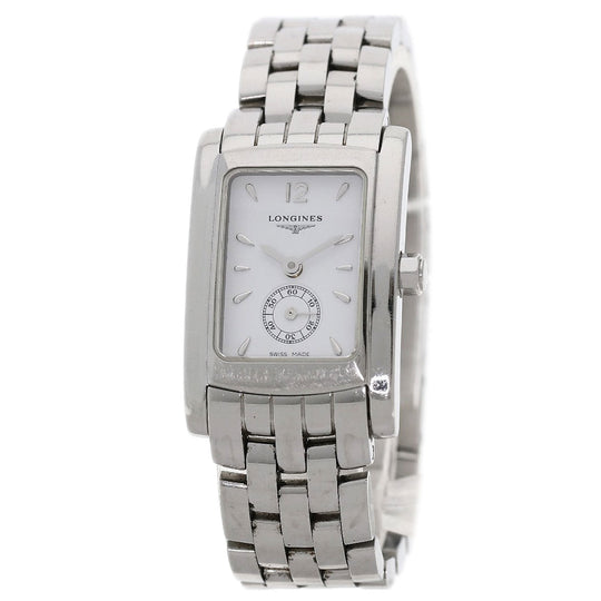 LONGINES Watches Quartz L5.155.4 Stainless Steel , Stainless Steel Silver Dolcevita white dial Women Used Authentic