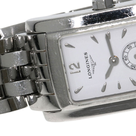 LONGINES Watches Quartz L5.155.4 Stainless Steel , Stainless Steel Silver Dolcevita white dial Women Used Authentic