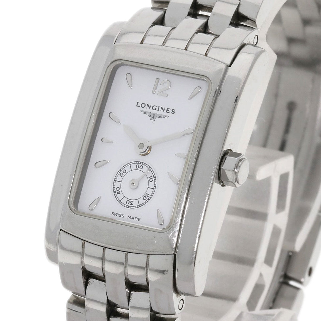 LONGINES Watches Quartz L5.155.4 Stainless Steel , Stainless Steel Silver Dolcevita white dial Women Used Authentic