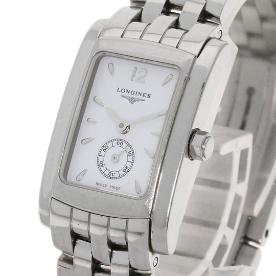 LONGINES Watches Quartz L5.155.4 Stainless Steel , Stainless Steel Silver Dolcevita white dial Women Used Authentic