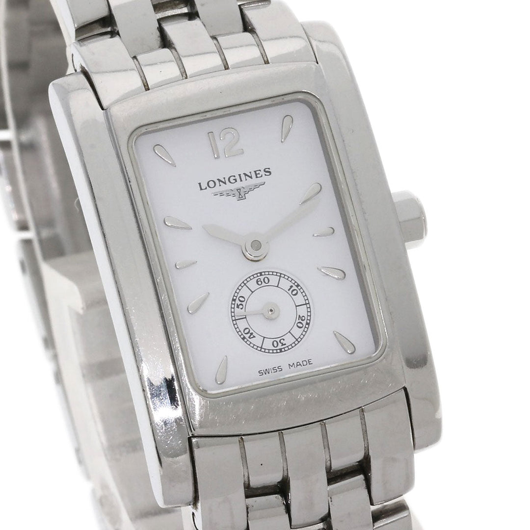 LONGINES Watches Quartz L5.155.4 Stainless Steel , Stainless Steel Silver Dolcevita white dial Women Used Authentic