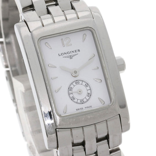 LONGINES Watches Quartz L5.155.4 Stainless Steel , Stainless Steel Silver Dolcevita white dial Women Used Authentic