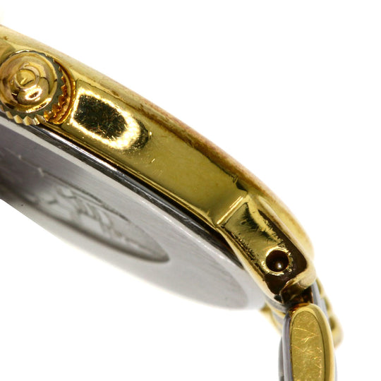 OMEGA Watches Quartz Stainless Steel , SSxGP gold De Ville Ivory dial Women Used Authentic