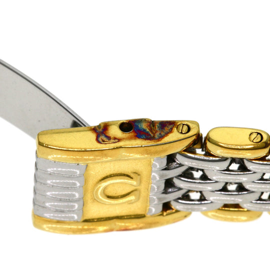 OMEGA Watches Quartz Stainless Steel , SSxGP gold De Ville Ivory dial Women Used Authentic