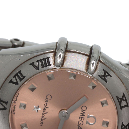 OMEGA Watches Quartz 1561.61 Stainless Steel Silver Constellation Orange dial Women Used Authentic