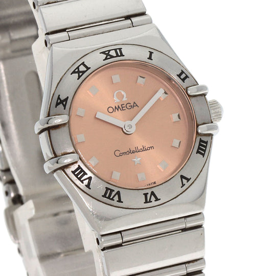 OMEGA Watches Quartz 1561.61 Stainless Steel Silver Constellation Orange dial Women Used Authentic