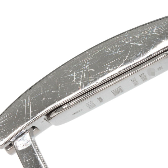 GUCCI Watches Quartz 3900L Stainless Steel , Stainless Steel Silver Square face gray dial Women Used Authentic