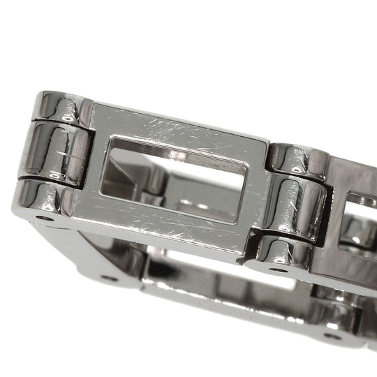 GUCCI Watches Quartz 3900L Stainless Steel , Stainless Steel Silver Square face gray dial Women Used Authentic