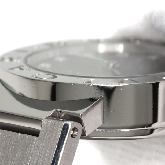 BVLGARI Watches Quartz BB23SS/12 Stainless Steel , Stainless Steel Silver Bulgari Bulgari black dial Women Used Authentic