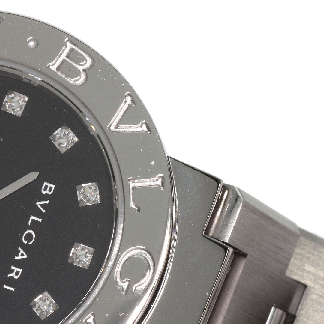 BVLGARI Watches Quartz BB23SS/12 Stainless Steel , Stainless Steel Silver Bulgari Bulgari black dial Women Used Authentic
