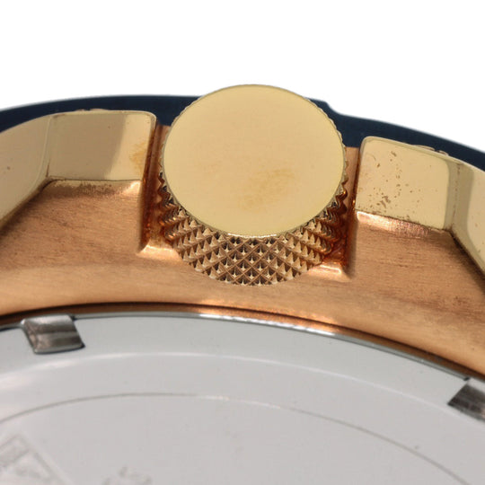 Guess Watches Quartz U0247G3 Gold Plated, Rubber gold Chronograph Navy dial mens Used Authentic