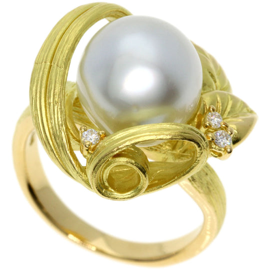 TASAKI Ring 18K Yellow Gold gold Pearl pearl diamond Women Used Authentic