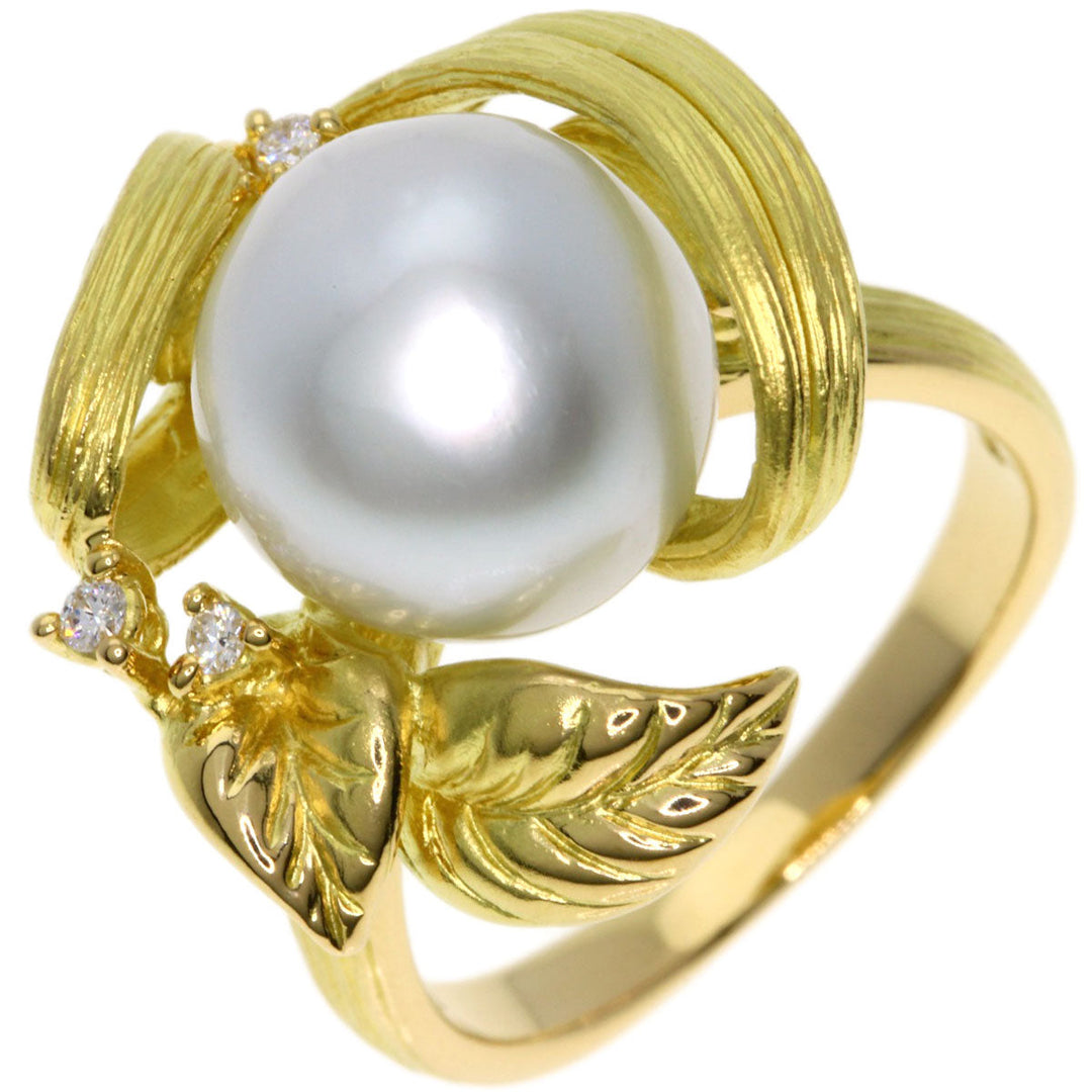 TASAKI Ring 18K Yellow Gold gold Pearl pearl diamond Women Used Authentic