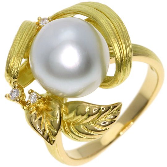 TASAKI Ring 18K Yellow Gold gold Pearl pearl diamond Women Used Authentic