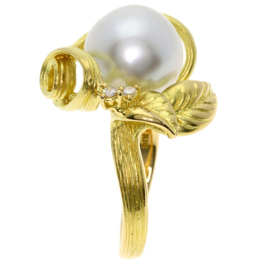 TASAKI Ring 18K Yellow Gold gold Pearl pearl diamond Women Used Authentic