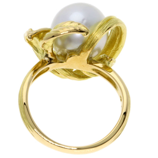 TASAKI Ring 18K Yellow Gold gold Pearl pearl diamond Women Used Authentic