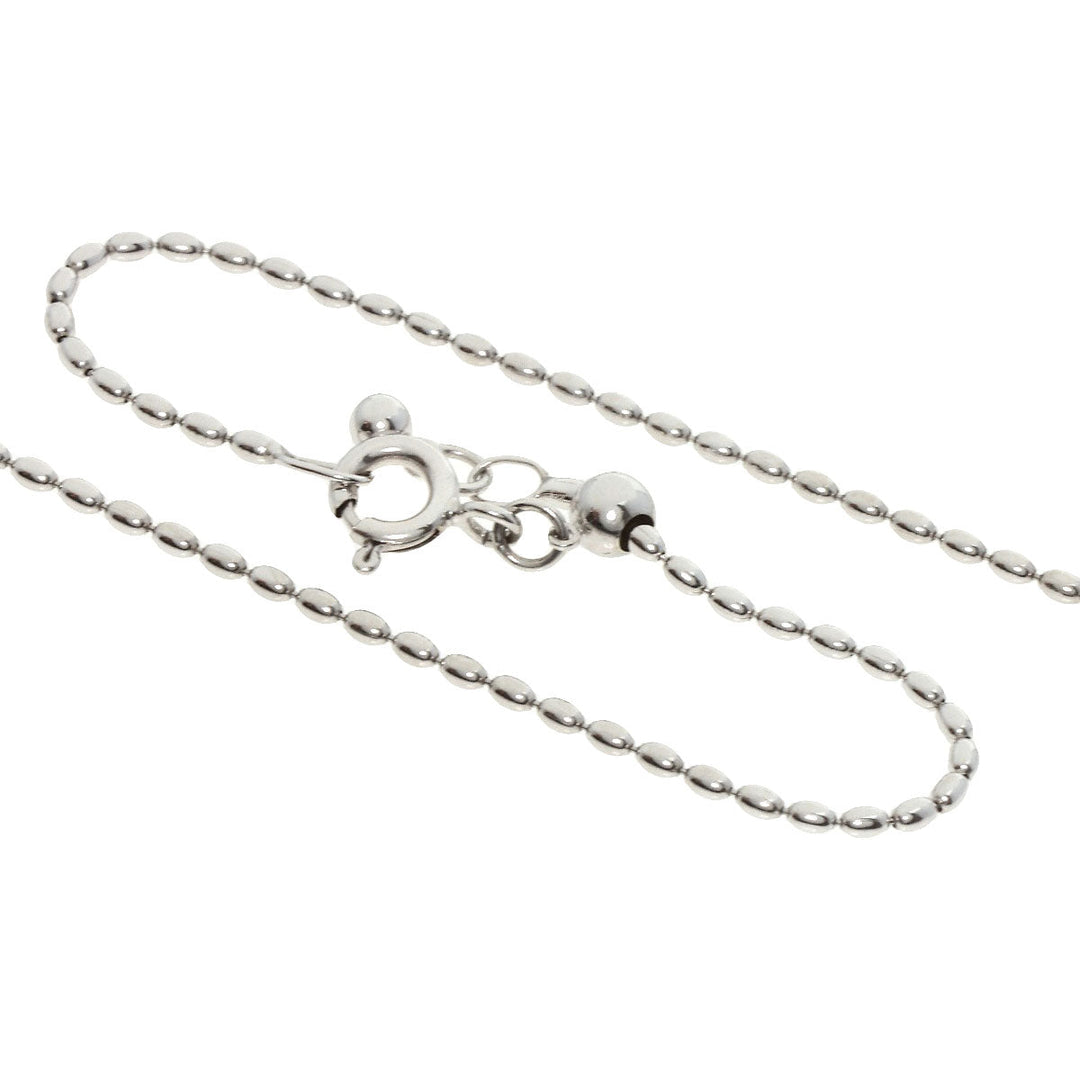 JUNE Necklace K18WG Silver Yellow sapphire diamond