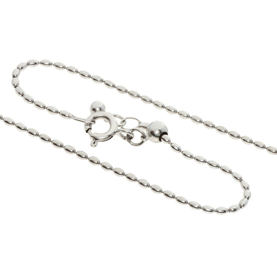 JUNE Necklace K18WG Silver Yellow sapphire diamond