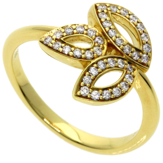 HARRY WINSTON Ring 18K Yellow Gold gold Lily Cluster Mini Diamond Women Used Authentic