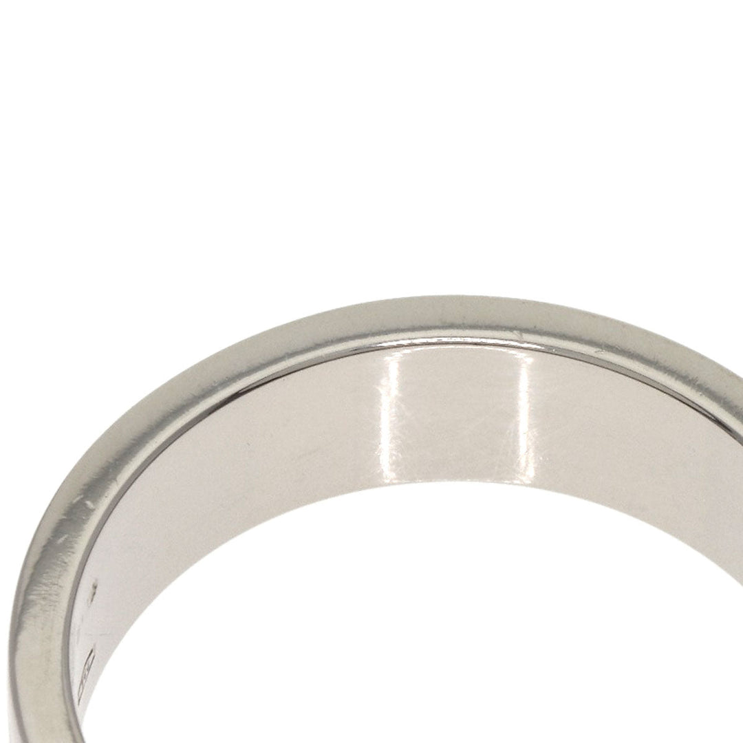 CARTIER Ring K18WG Silver Love Ring #55 Women Used Authentic