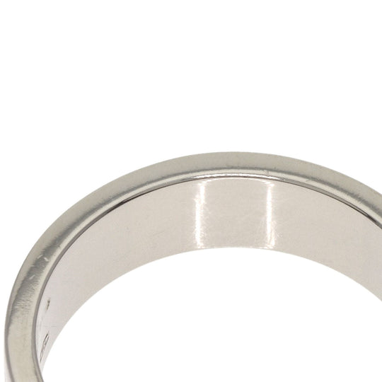 CARTIER Ring K18WG Silver Love Ring #55 Women Used Authentic