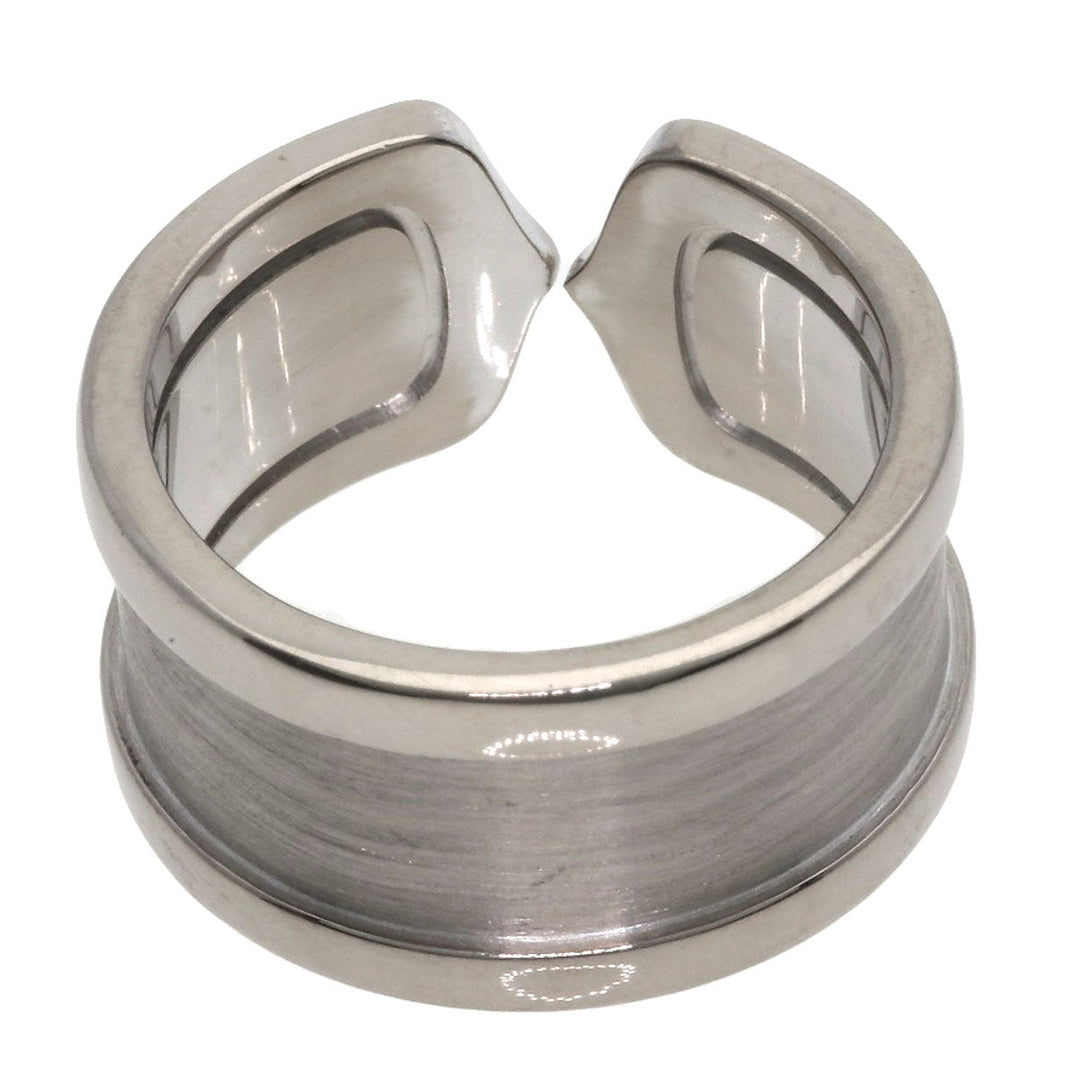 CARTIER Ring K18WG Silver C2 Ring LM #50