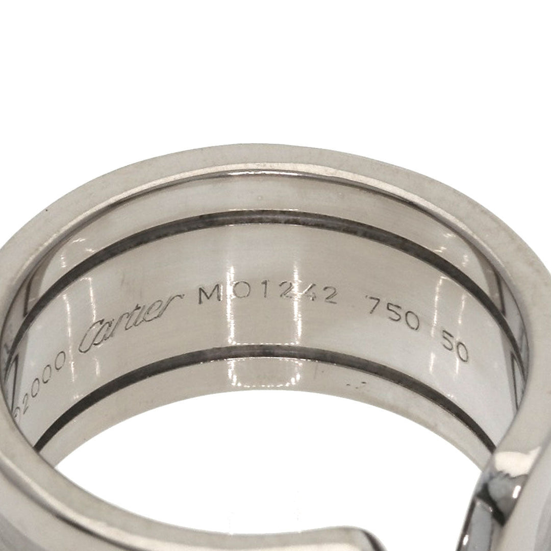 CARTIER Ring K18WG Silver C2 Ring LM #50