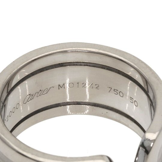 CARTIER Ring K18WG Silver C2 Ring LM #50