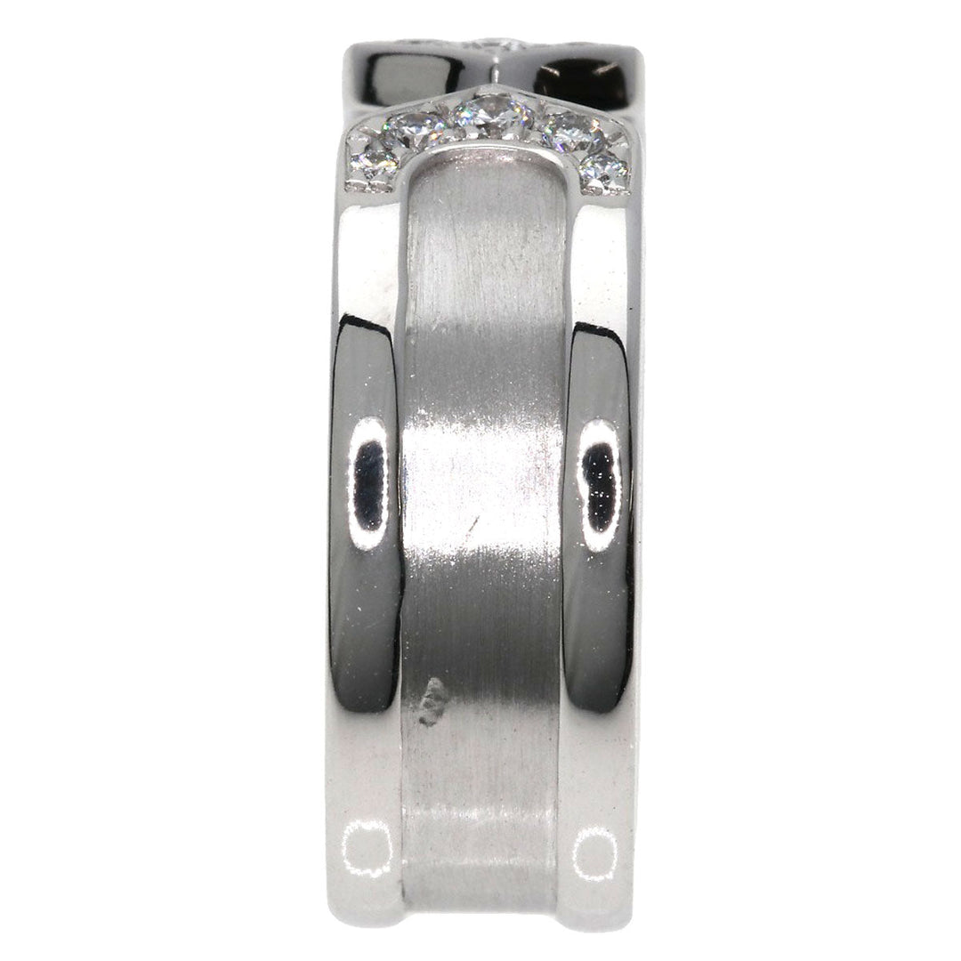 CARTIER Ring K18WG Silver C2 Ring Diamond #48